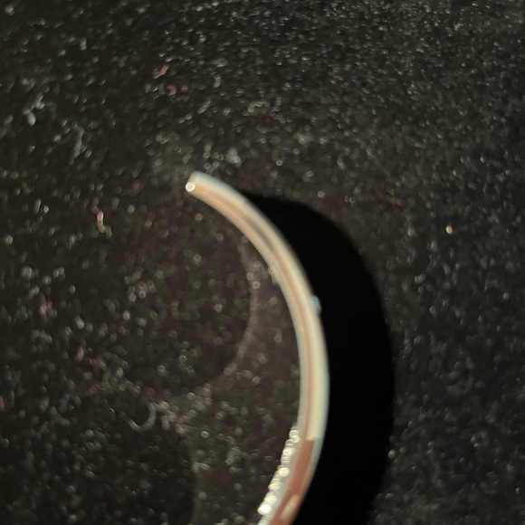 Coach-Black Cherry/Silver/Cz "Kissing" Hinged Bracelet-NWT - Picture 8 of 12